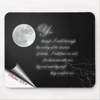 Psalm 23:4 mouse pad