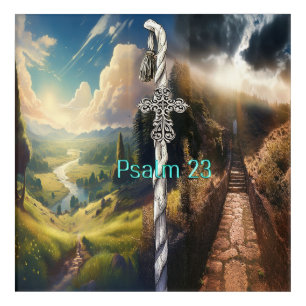 Psalm 23 acrylic print