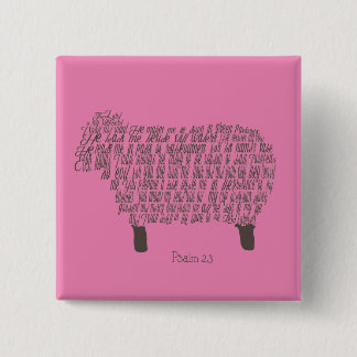 Psalm 23 Art Button