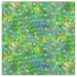 Psalm 23 Artsy Green  Fabric