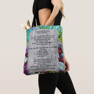 Psalm 23 biblical  tote bag