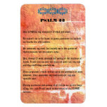 Psalm 23 Bronze Red Texture Lord Is My Shepherd Magnet at Zazzle
