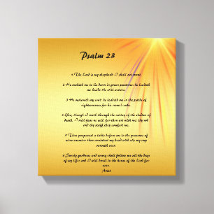 Psalm 23 canvas print