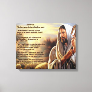 Psalm 23 canvas print