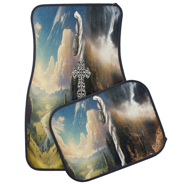 Psalm 23 car floor mat (Set)
