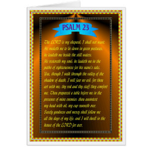 PSALM 23 CARDS