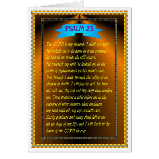 PSALM 23 CARDS