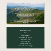 Psalm 23 | Christian Inspirational (Front & Back)