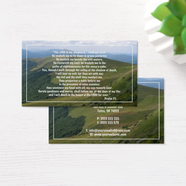 Psalm 23 | Christian Inspirational (Desk)