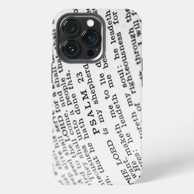 Psalm 23 iphone case (Back)