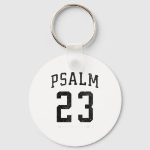 Psalm 23 Jersey Keychain