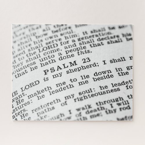 Psalm 23 jigsaw puzzle