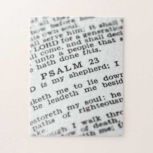 Psalm 23 jigsaw puzzle