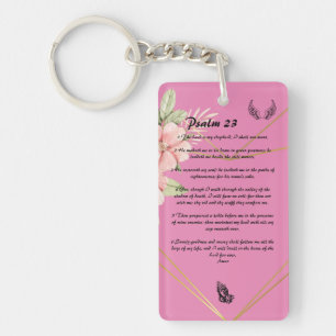 Psalm 23   keychain