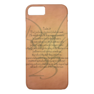 Psalm 23 KJV Christian Bible Verse Religious iPhone 8/7 Case