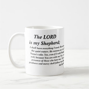Psalm 23- modern version- Mug