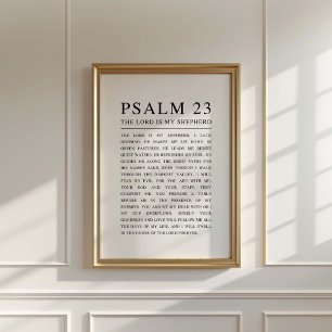 Psalm 23 NKJV Bible The Lord is My Shepherd Postcard