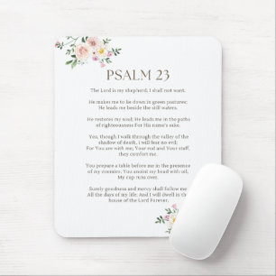 Psalm 23 NKJV The Lord is My Shepherd Mouse Pad