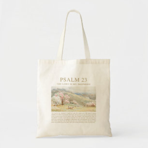 Psalm 23 NKJV The Lord is My Shepherd Tote Bag