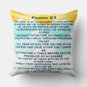 Psalm 23 pillow