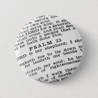 Psalm 23 pinback button