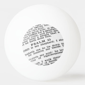 Psalm 23 ping pong ball