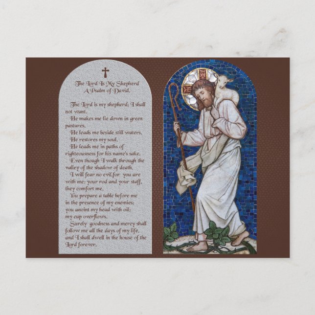 PSALM 23 POSTCARD (Front)