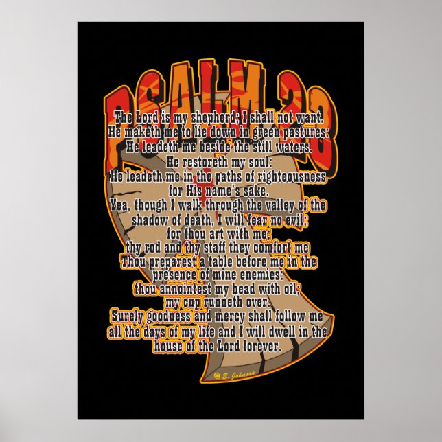 Psalm 23 poster (Front)