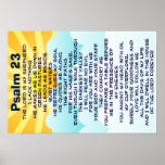 Psalm 23 Poster at Zazzle