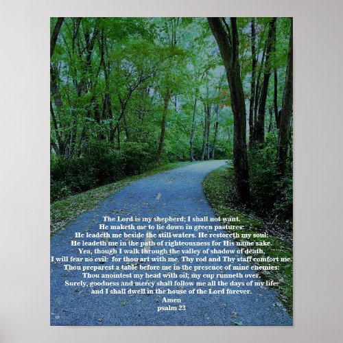 PSALM 23 POSTER