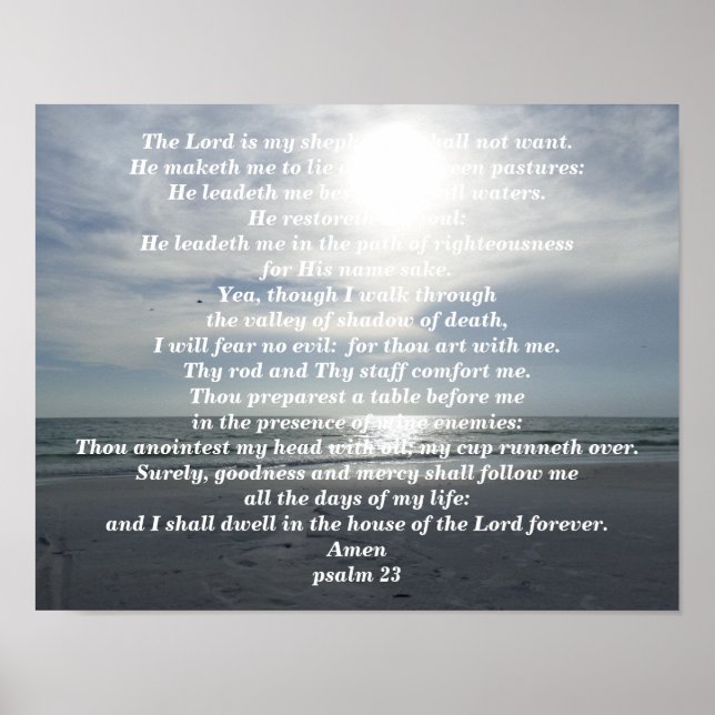 PSALM 23 POSTER (Front)