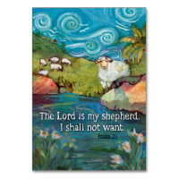 Psalm 23 Prayer Card
