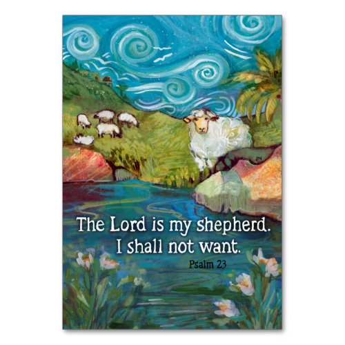 Psalm 23 Prayer Card