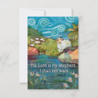 Psalm 23 Prayer Card