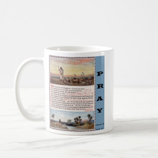 Psalm 23 Prayer Mug (Left)