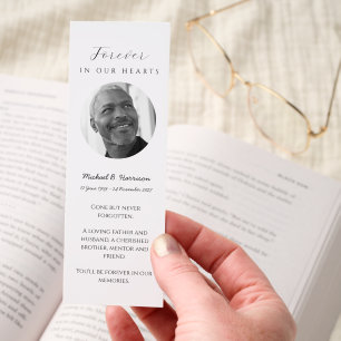 Psalm 23 Simple Funeral Prayer Card Bookmark