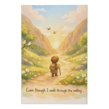 Psalm 23 Storybook Christian Nursery Wall Art