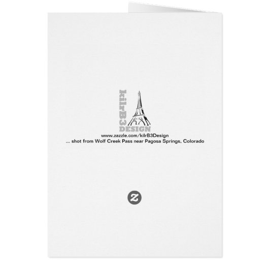 Psalm 23 - The Green Valley - Colorado (Back)