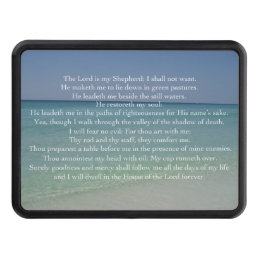 Psalm 23 The Lord is My Shepherd Beautiful Beach Hitch Cover