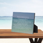 Psalm 23 The Lord is My Shepherd Christian Beach Plaque<br><div class="desc">Beautiful beach photography with the 23rd psalm: The Lord is my shepherd. I shall not want. He maketh me to lie down in green pastures. He leadeth me beside the still waters. He restoreth my soul. This pretty Christian bible verse plaque makes a wonderful gift for a church or religious...</div>