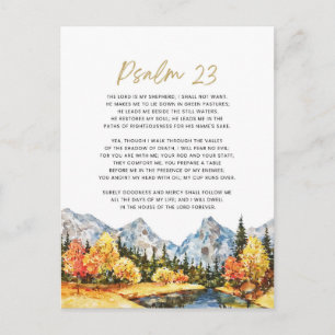 Psalm 23 The Lord is My Shepherd Postcard