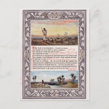 Psalm 23 "the Lord Is My Shepherd" Postcard by TO_photogirl at Zazzle