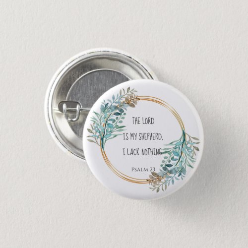 Psalm 23 The LORD is my shepherd Scripture Button