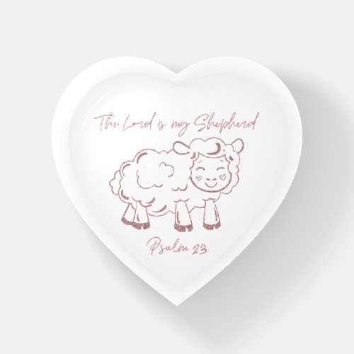 Psalm 23 The Lord is my Shepherd Verse Paperweight