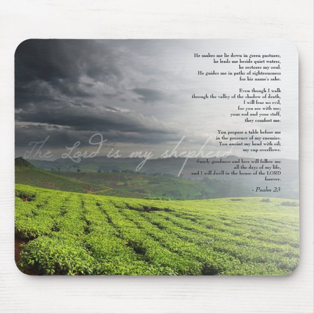 Psalm 23 & Vines Mousepads (Front)