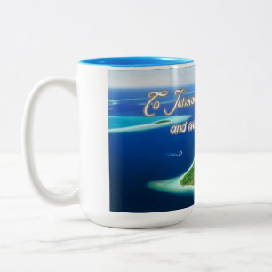 Psalm 24 Two-Tone coffee mug