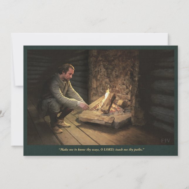 Psalm 25:4 – Make Me to Know Thy Ways Invitation (Front)