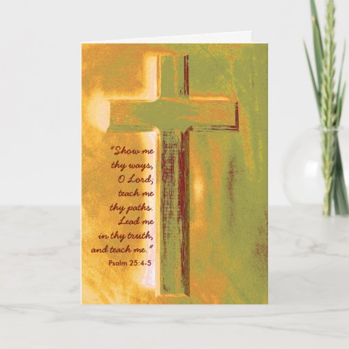 Psalm 25 Doctor of Ministry Card