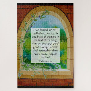 Psalm 27:13-14 jigsaw puzzle