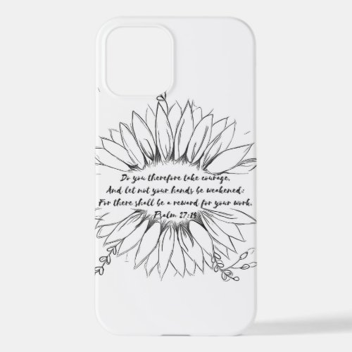 psalm 2714 Bible Verse phone case